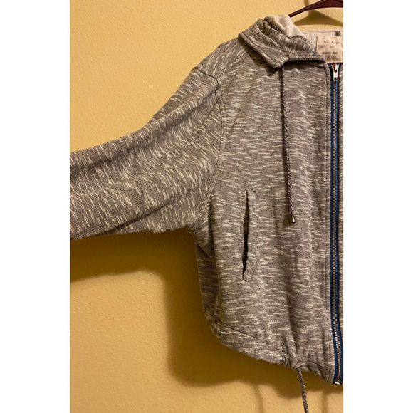 Free People gray zip up Jacket - Picture 7 of 7